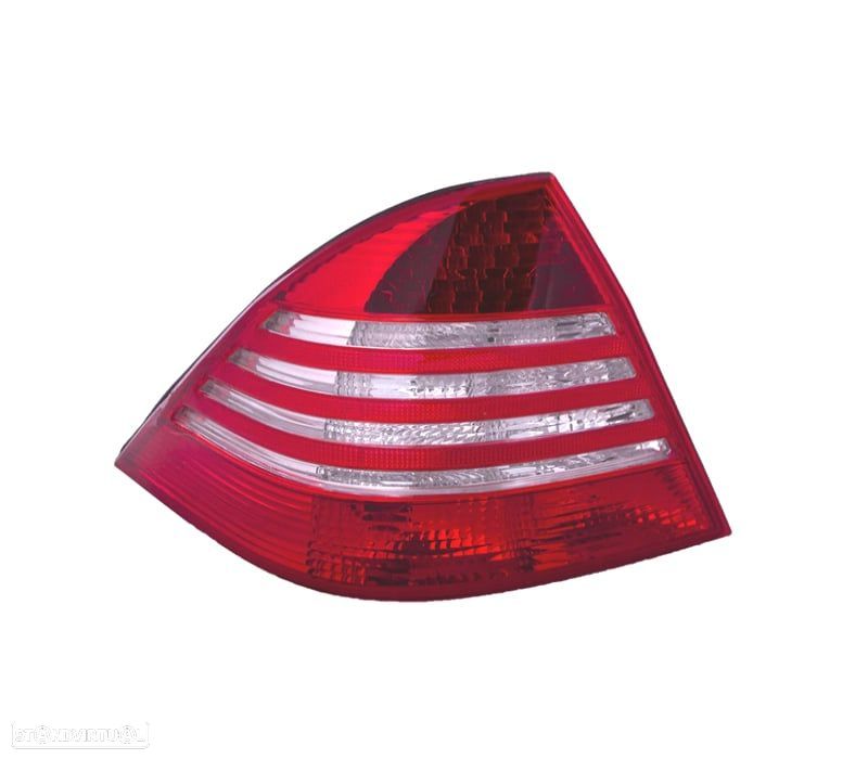 FAROLIN ESQ PARA MERCEDES CLASSE S W220 02-05 VERMELHO BRANCO - 1