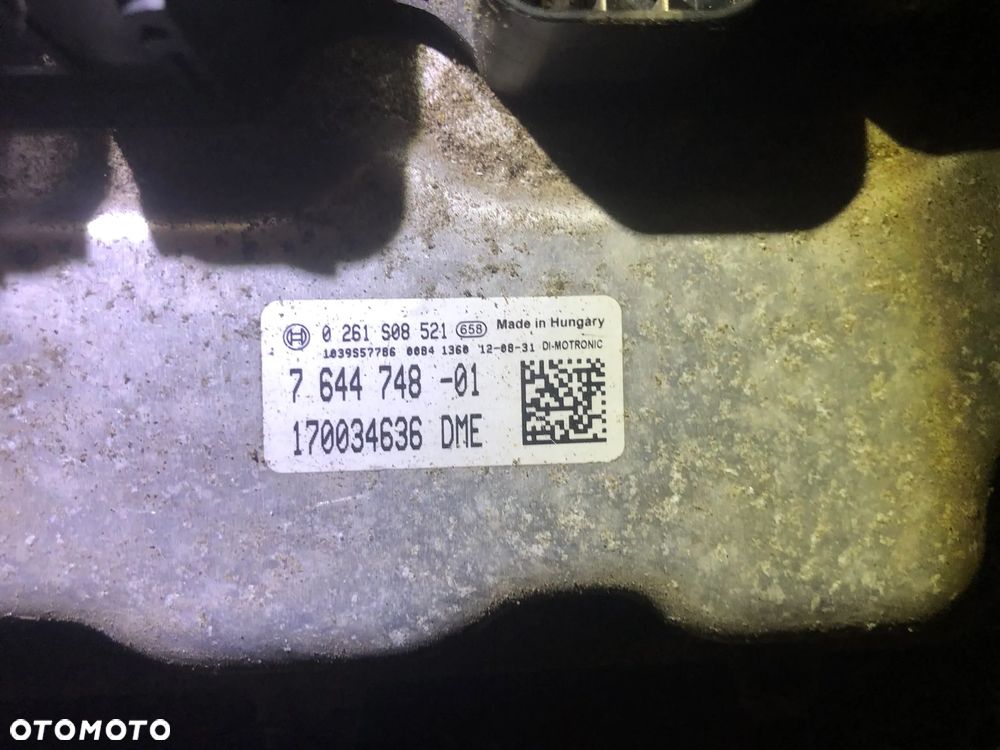 BMW 5 F10 F11 KOMPUTER  SILNIKA KOMPUTER ECU BMW 0261S08521 7644748-01 N20b20 528i - 2