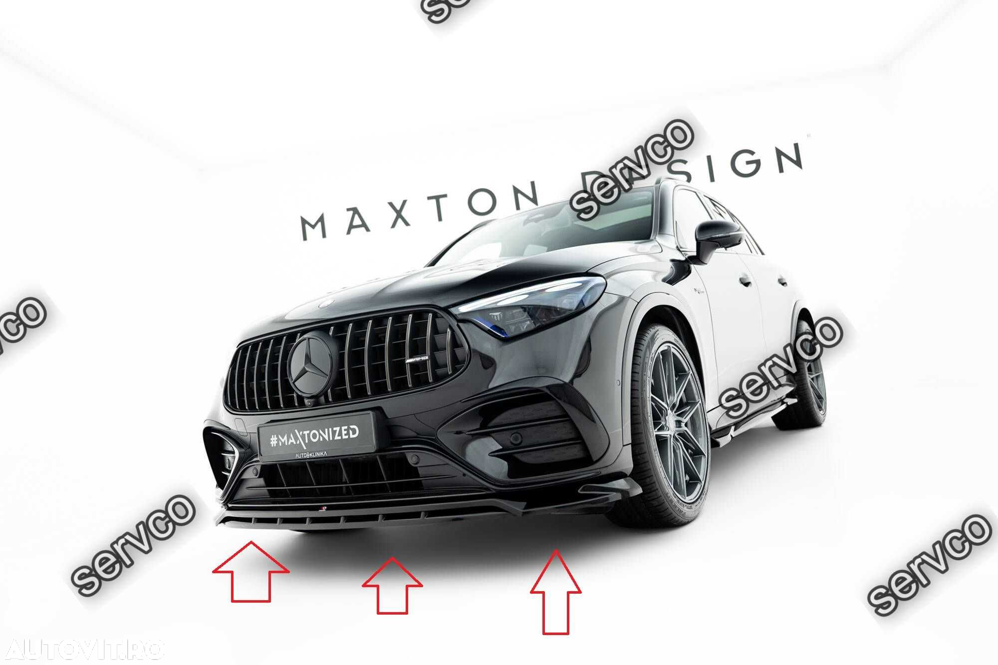 Prelungire bara fata Mercedes GLC X254 43 AMG 2022- v2 Maxton Design - 4