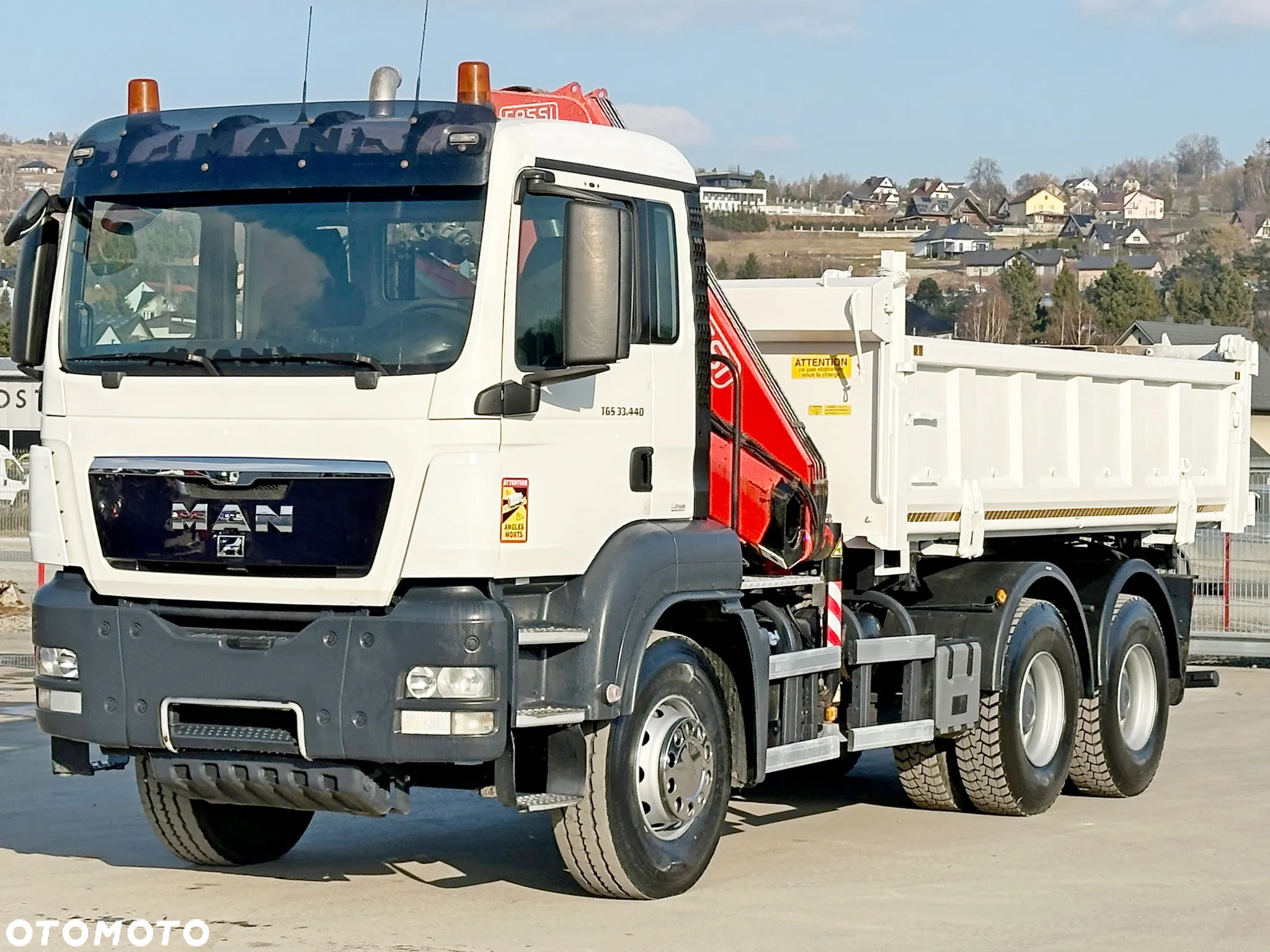 MAN TGS 33.440 * WYWROTKA 4,90 m * FASSI F155A.0.22 + PILOT / 6x4 - 3