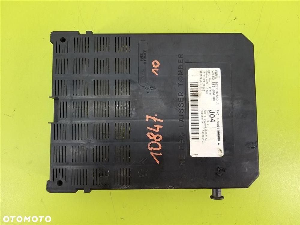 Moduł BSI sterownik Peugeot 307 2001–2005 PRZEDLIFT 9651196980 9651197680 - 3