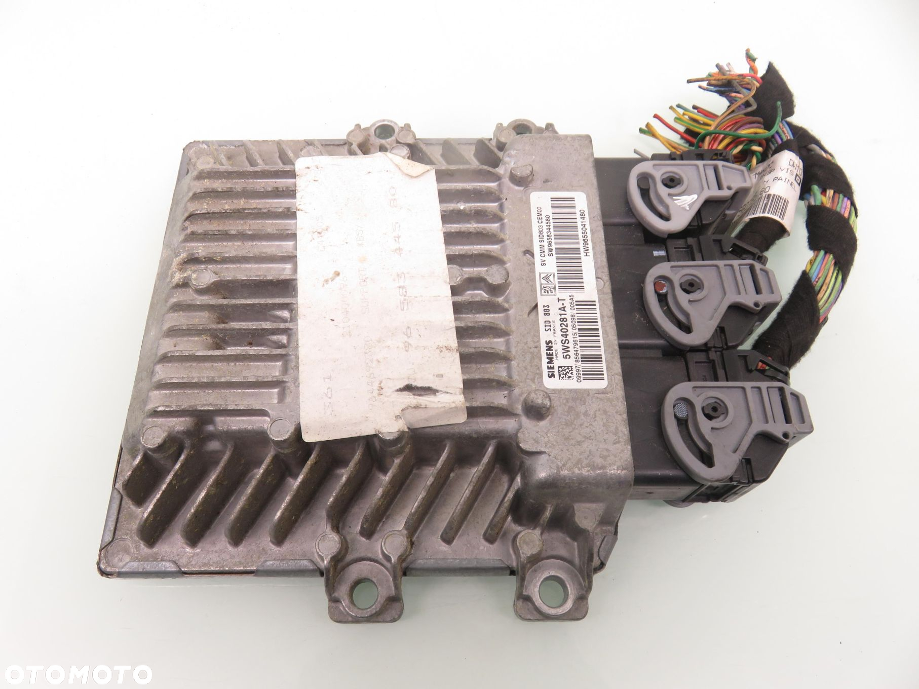 STEROWNIK PEUGEOT 307 CC 2.0 HDi 5WS40281AT SW9658344580 HW9655041480 - 3