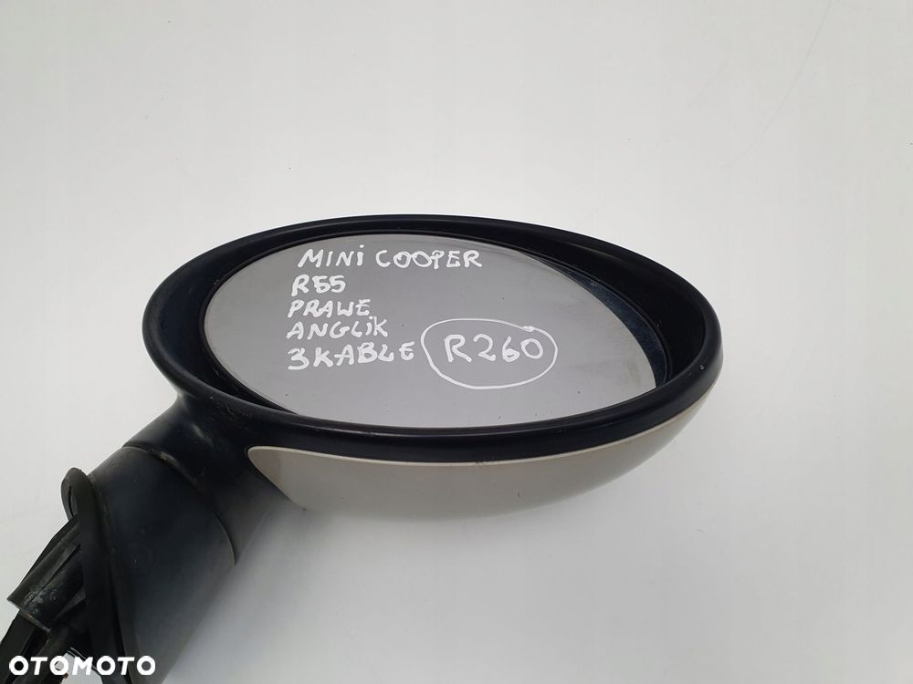 LUSTERKO PRAWE Mini One Cooper R50 R53 01-06r _ PASAŻERA 3 Pin kabli ANGL - 11