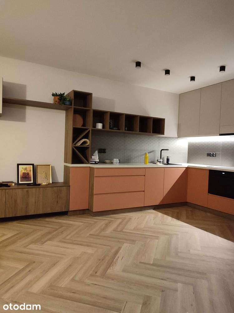 Przestronny, Pastelowy apartament, 2 pok., garaż, kl, klima