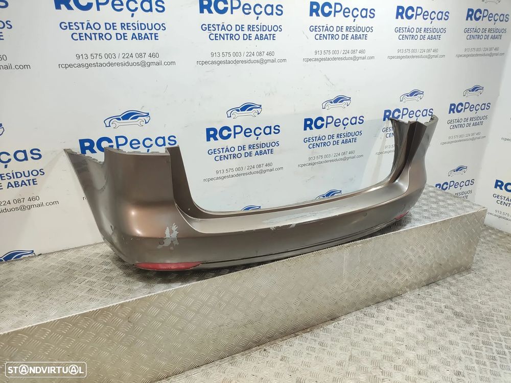 Parachoques Traseiro Tras Volkswagen Touran 1T3 2° Facelift com Sensores de Estacionamento Original - 6