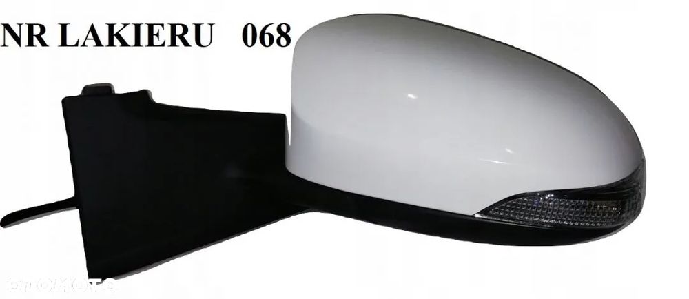 LUSTERKO TOYOTA YARIS I, II, III, IV  ELEKTRYCZNE 3, 5, 7, 9 PIN LUSTERKO DOWOLNY KOLOR PRAWE, LEWE - 2