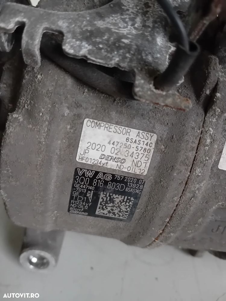 Compresor Clima Ac Vw Seat Skoda Audi 2.0 Tdi Euro 6 3Q0816803D Arteon Passat A6 A5 Q3 Leon Octavia - 8