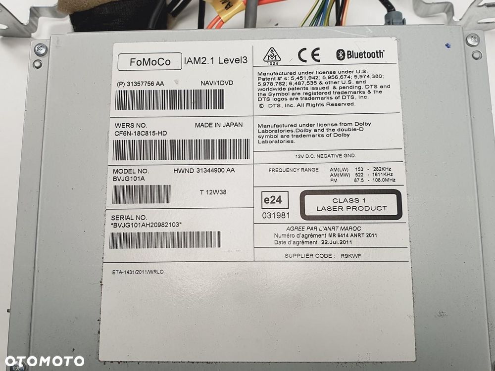 RADIO JAGUAR XF X250 CF6N-18C815-HD - 4