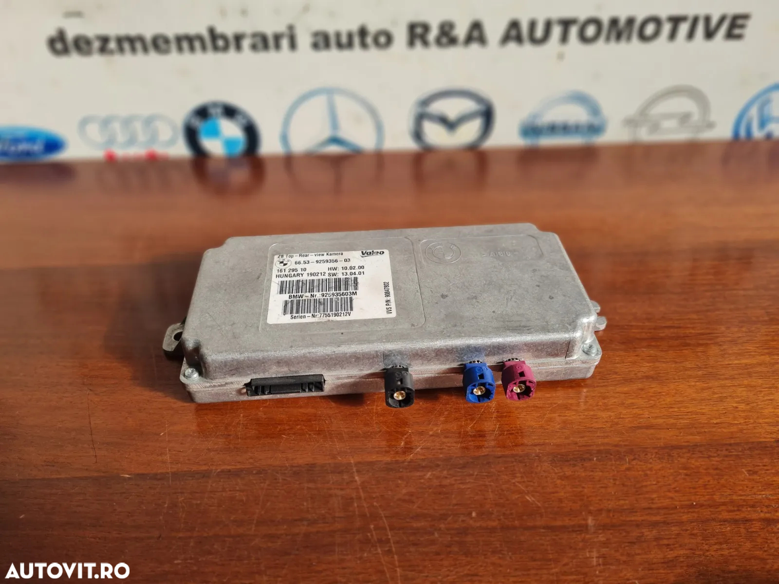 Modul Camera Marsarier Spate Mers Inapoi RR4 Bmw Cod  F07 X3 F25 F20 F21 - Dezmembrari Arad - 5