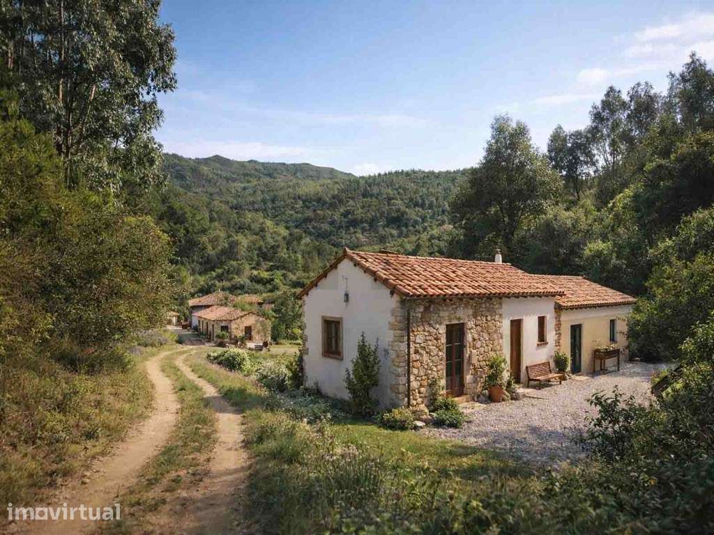 Quinta centenária com 27ha e 5 casas para reconstrução - Grande imagem: 2/43