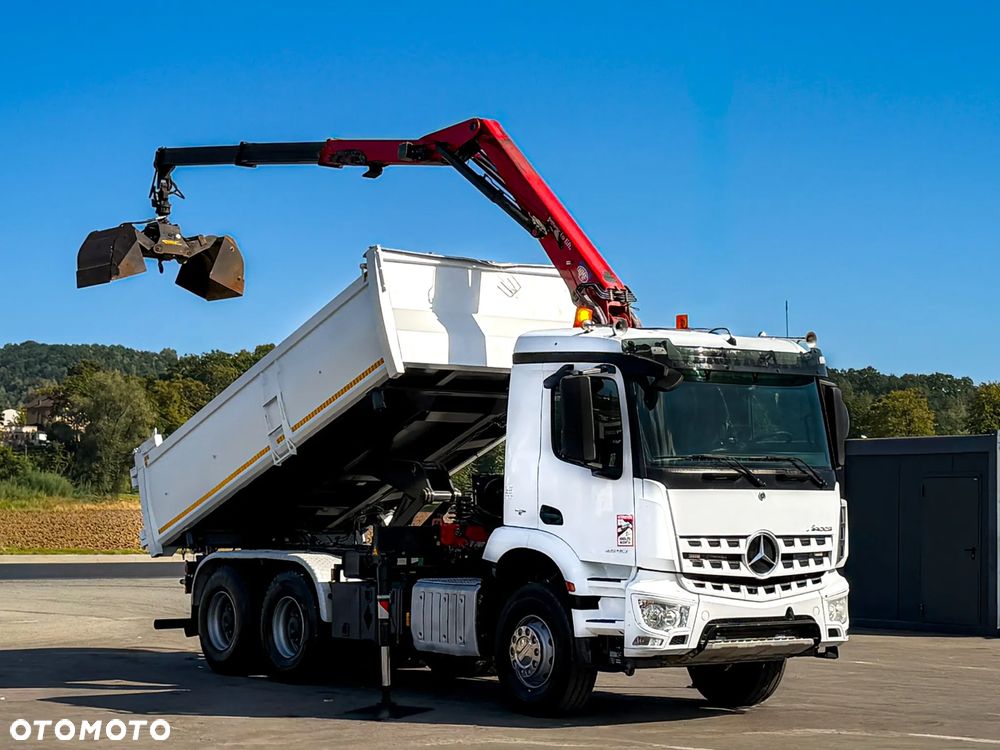 Mercedes-Benz Arocs 2640 * Wywrotka 5,00 m / HMF 1643 Z2 + Pilot / Bordmatic / 6x4! - 2