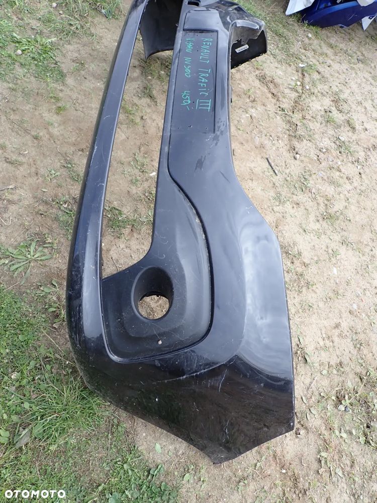 RENAULT TRAFIC III NISSAN NV300 ZDERZAK PRZÓD PRZEDNI 4xPDC SPRYSKI - 2