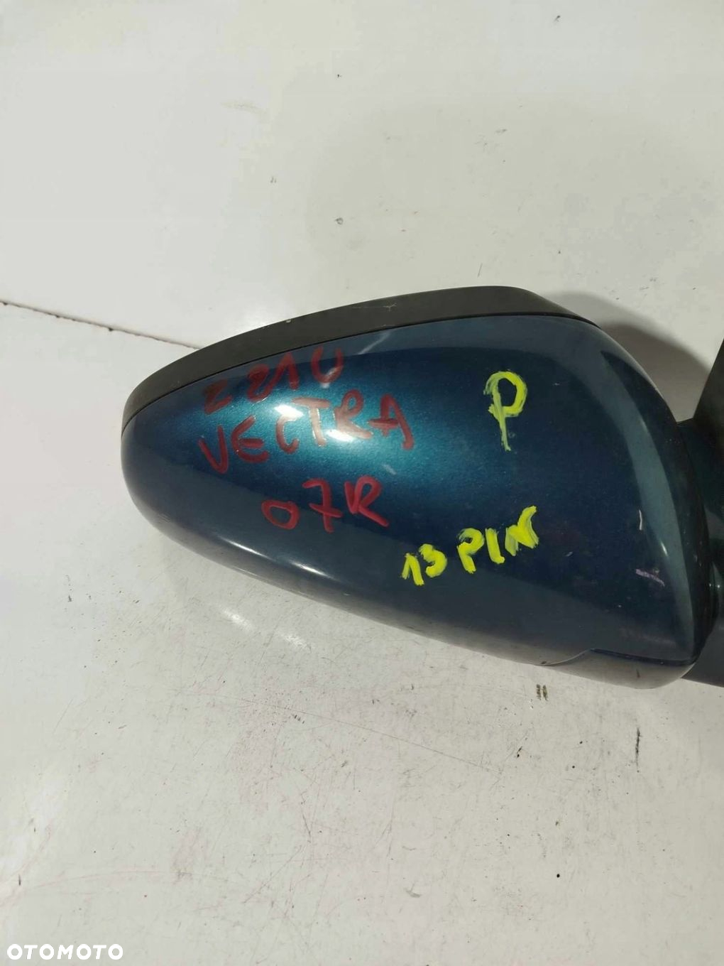 LUSTERKO PRAWE PRZEDNIE DRZWI OPEL VECTRA C LIFT 05-08 Z21U 13 PIN - 6