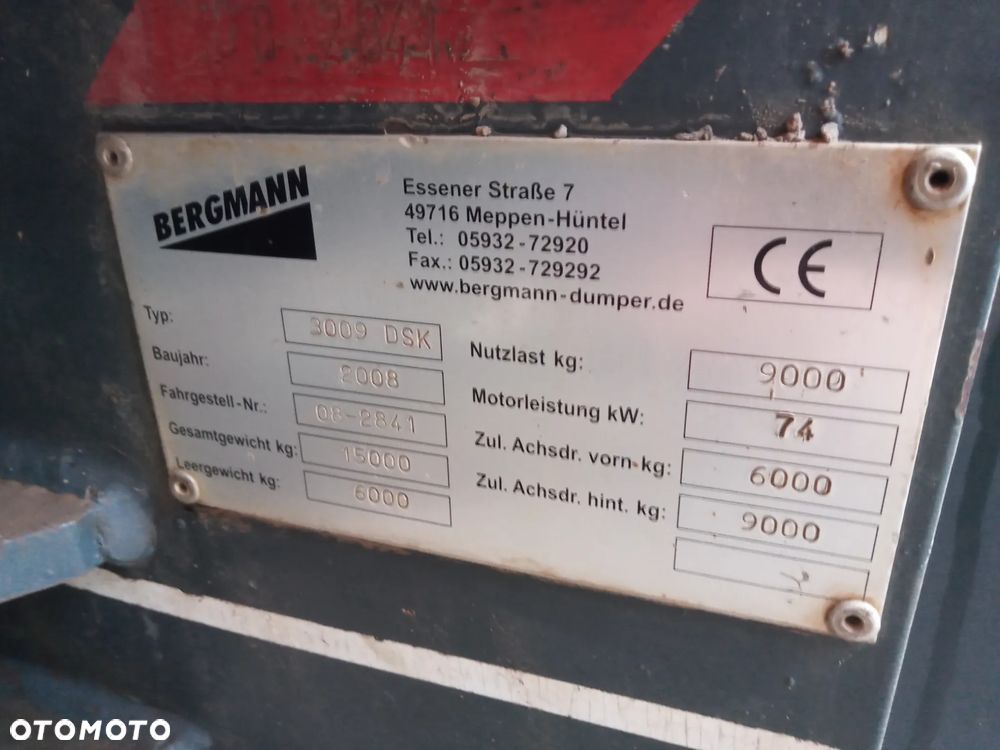 Bergmann 9 Ton Kabina z Niemiec - 13