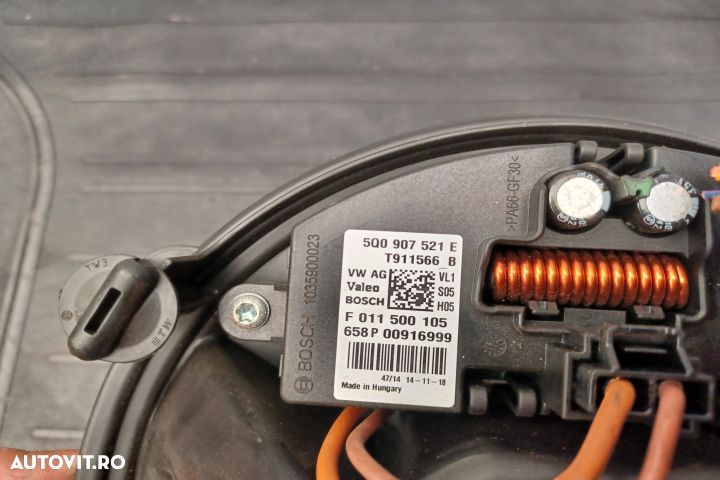 Ventilator aeroterma 5Q0907521E 5Q0907521E Volkswagen VW Golf Plus 1 - 4