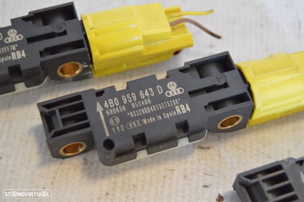 SENSOR SENSORES IMPACTO EMBATE COLISÃO ORIGINAL 4B0959643 4B0959643D AUDI A3 8P 8PA SPORTBACK 2.0 TDI 170CV BMN - 3