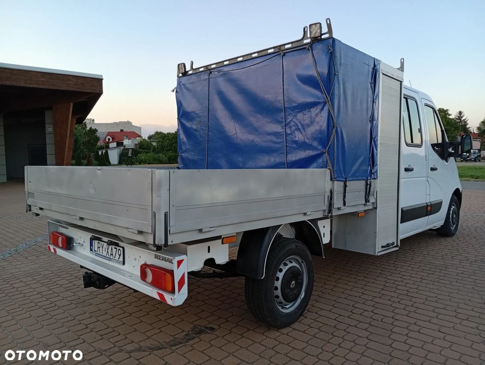 Renault Master !!! DOKA !!! BRYGADÓWKA 7 osobowy KLIMATYZACJA ! DMC 3500 kg ! Sprowadzony Zarejestrowany !!! Nie movano - 8
