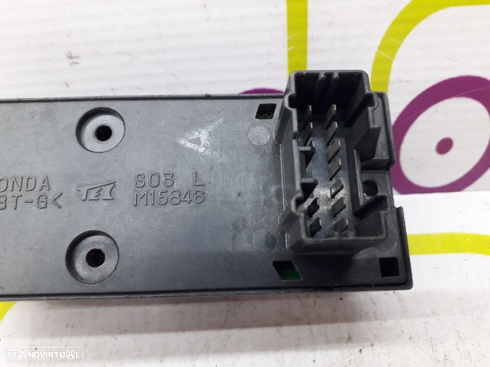 Comando de Vidros Frt / Esq Honda Civic VI de 1999 - Ref : M15846 - NO320089 - 3