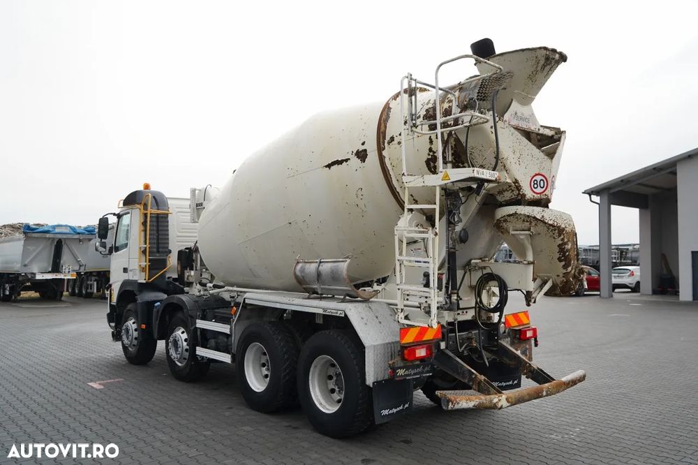 Volvo FMX 410 / 8x4 / BETONIERĂ / BETONIERĂ / LIEBHERR / 9 M3 / I-SHIFT / JANTE DIN ALIAJ / EURO 5 - 4