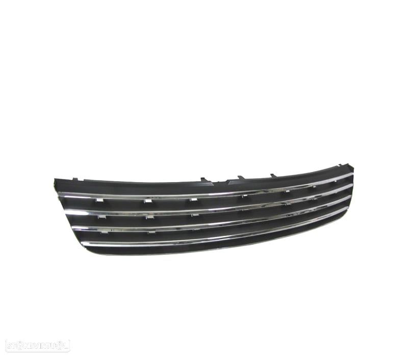GRELHA FRONTAL VOLKSWAGEN VW PASSAT 3B 96-00 PRETA FRISO CROMADO - 2