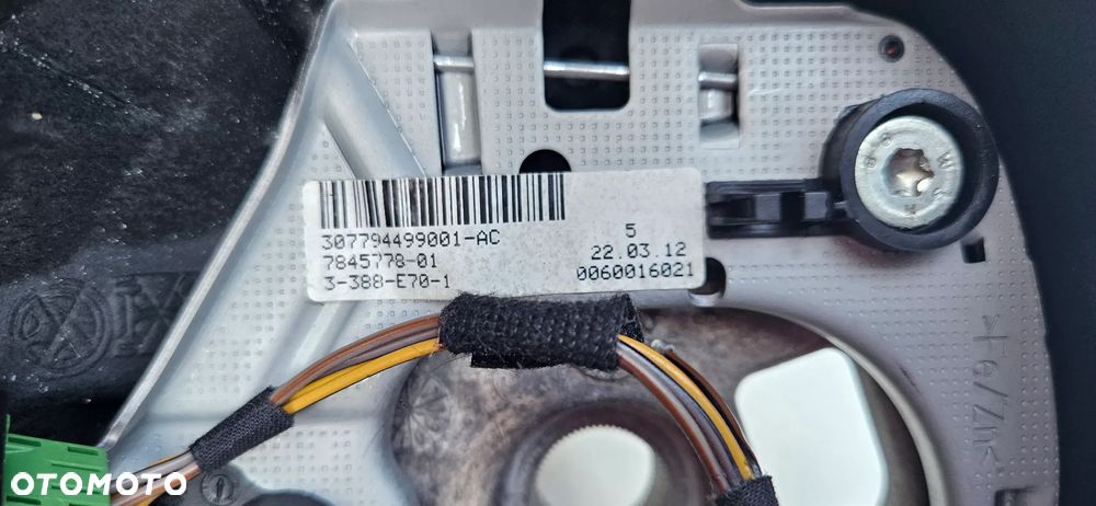 BMW X5 E70 X6 E71 LIFT LCI  KIEROWNICA SKÓRZANA CZARNA M-PAKIET MULTIFUNKCJA ŁOPATKI  7845778 - 19