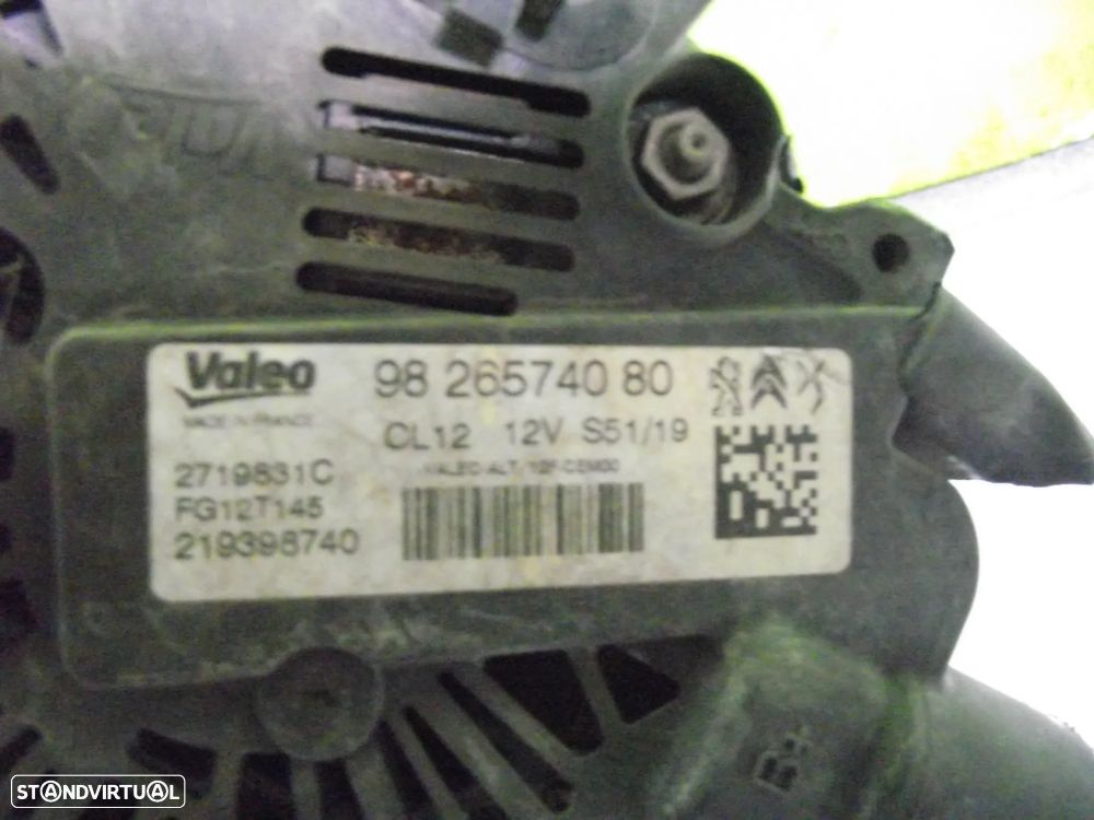 Alternador Citroen C3 III 1.2 VTI - 2017 / 2022 - 3