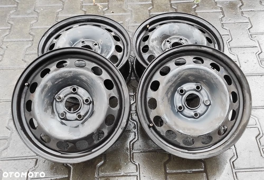 FELGI STALOWE STALÓWKI KOŁA 5X112 16 CALI ET50 1K0 KOMPLET VW GOLF 5 6 7 TOURAN CADDY EOS SIROCCO PASSAT B5 B6 B7 SKODA OCTAVIA 2 3 SUPERB 1 2 3 SEAT LEON 2 ALTEA TOLEDO 3 ALTEA XL AUDI A3 8P 8V A4 B5 B6 B7 A6 C6 WYSYŁKA !!!!! - 1