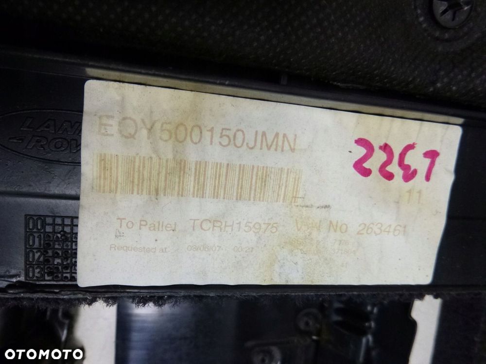 RANGE ROVER VOGUE L322 PŁYTA PODŁOGA BAGAŻNIKA TAPICERKA KOMPLET ORYGINAŁ - 7