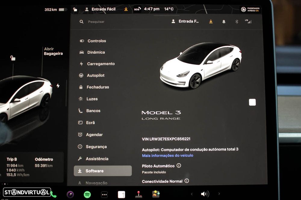 Tesla Model 3 Long Range Tração Traseira - 24