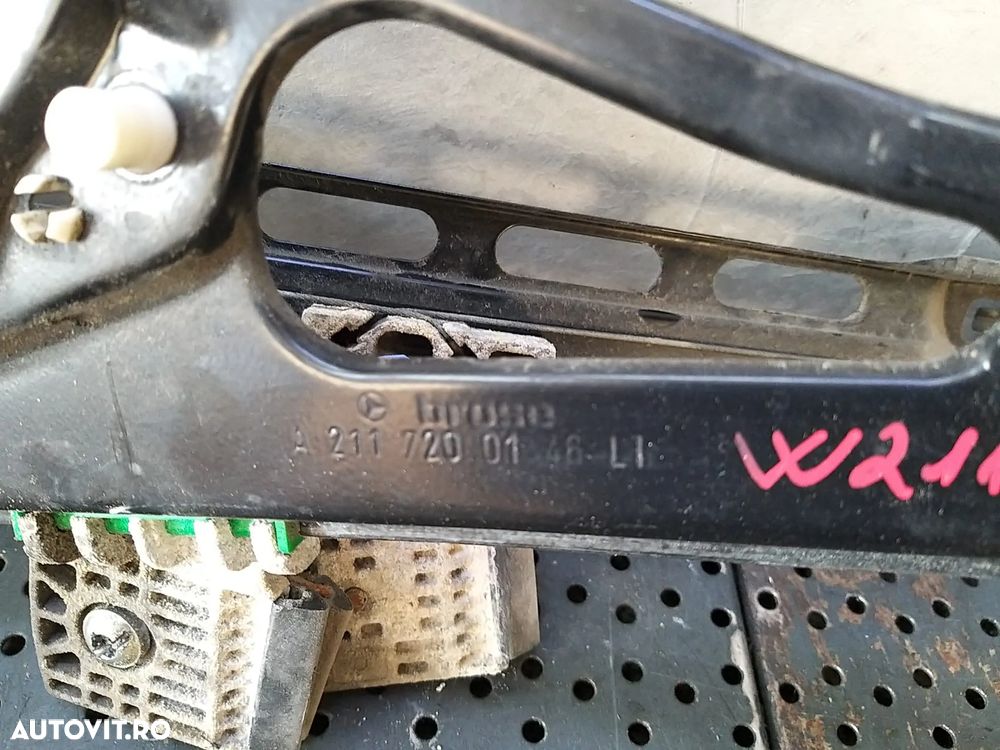 Macara geam electric stanga fata mercedes e class w211 a2117200146 - 2