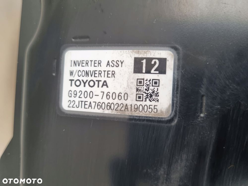 Lexus UX 250H Hybryda INWERTER falownik KONWERTER G9200-76060 - 3