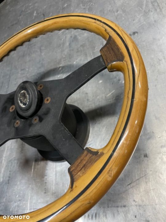Mercedes 124 kierownica drewniana naba drewno - 8