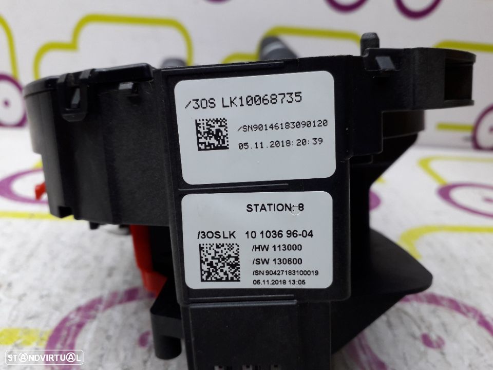 Comutador Limpa Vidros GLK 2.2 CDi 170Cv de 2012 - Ref: 3OSLK10068735 - NO300032 - 5