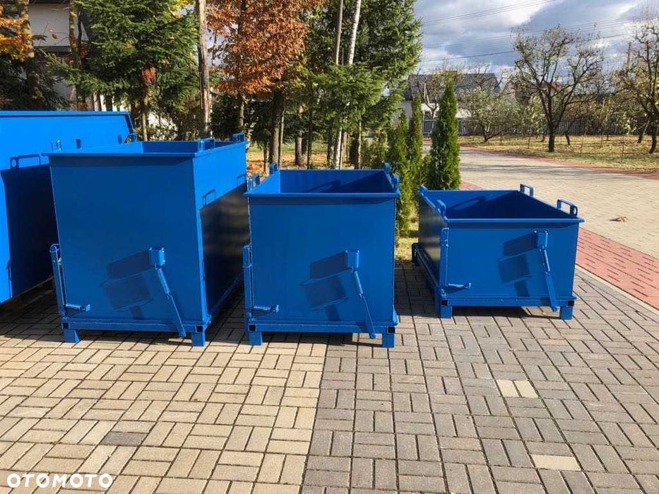 Pojemnik Samowyładowczy Do Hal Produkcyjnych PMDC 750 Z OtwieranymDnem - 7