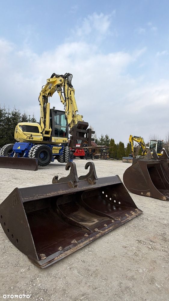 Mecalac Koparka 14 ton MECALAC 15 MWR koparko-ładowarka 3 łyżki widły 1 wł Centr.smarowanie Opony na BLIŹNIAKU 80%Camso ładowarka 714 12MTX 4x4 skrętne KLIMA kabina Premium silnik 146KM DEUTZ szybka 35km/h - 14