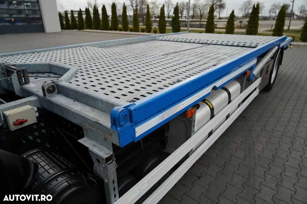 Renault D WIDE 380 DE11 / 4X2 / CAMION DE REMORCAJE 8 M / TRANSPORT AUTO / PLATFORMĂ / TROLIU / - 16