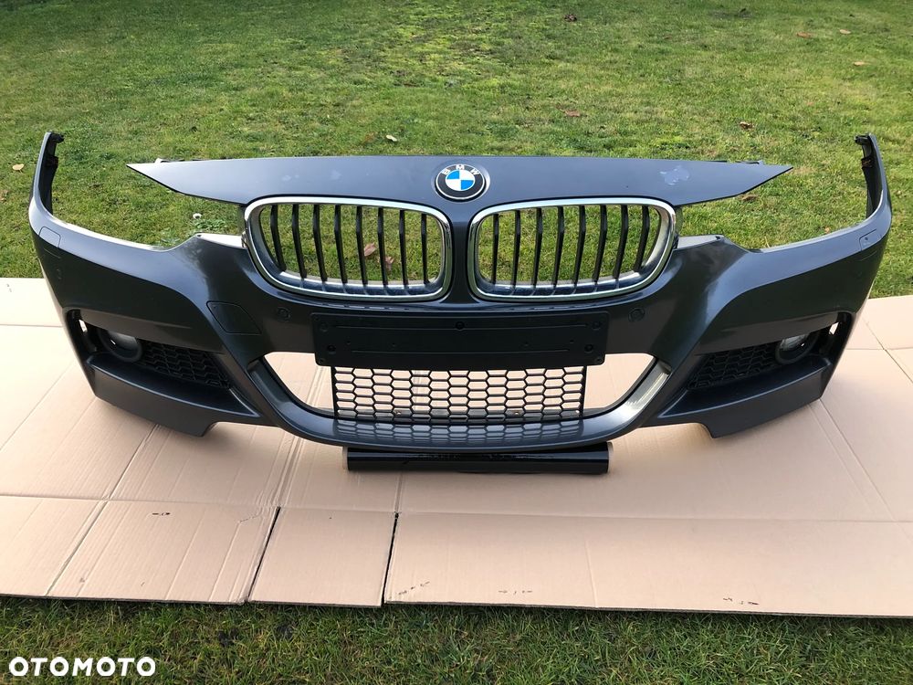 ZDERZAK PRZÓD PRZEDNI MPAKIET BMW F30 F31 B39 MINERALGRAU PDC XENON