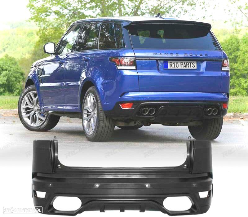 PARA-CHOQUES TRASEIRO RANGE ROVER SPORT L494 13-17 LOOK SVR 2019 - 1