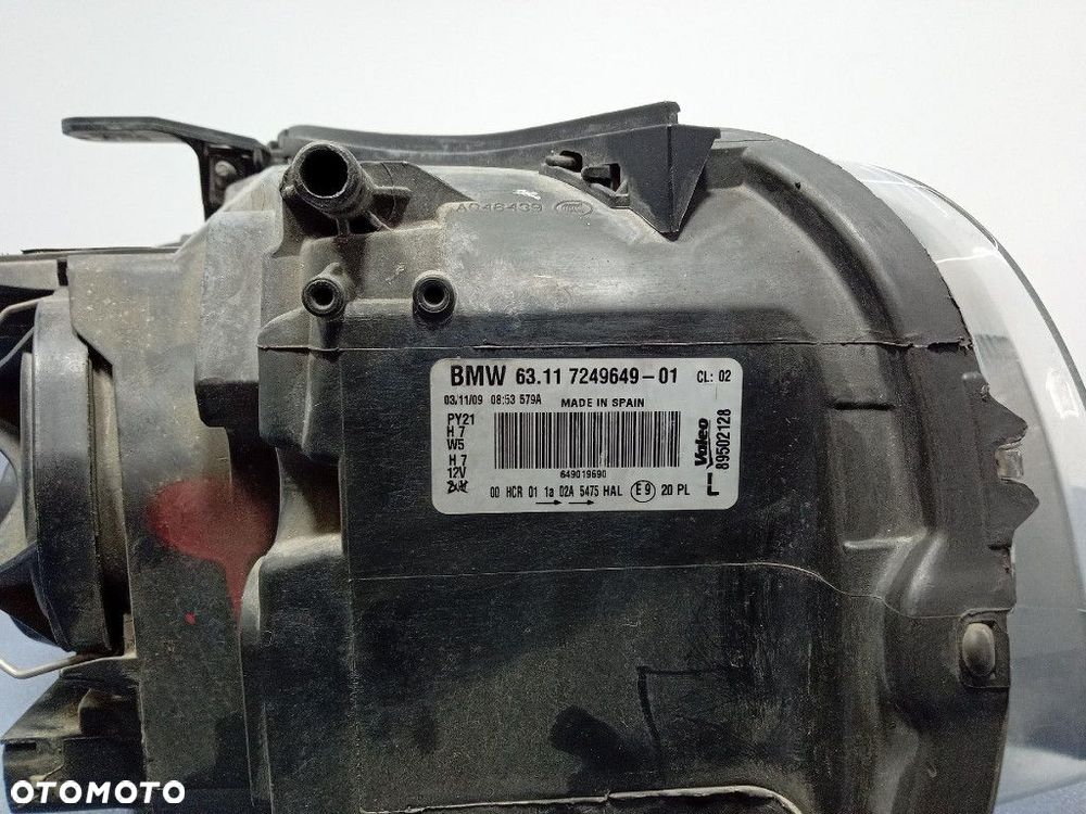 BMW 1 E87 E81 REFLEKTOR LEWY LAMPA H7 EU 7249649 - 5