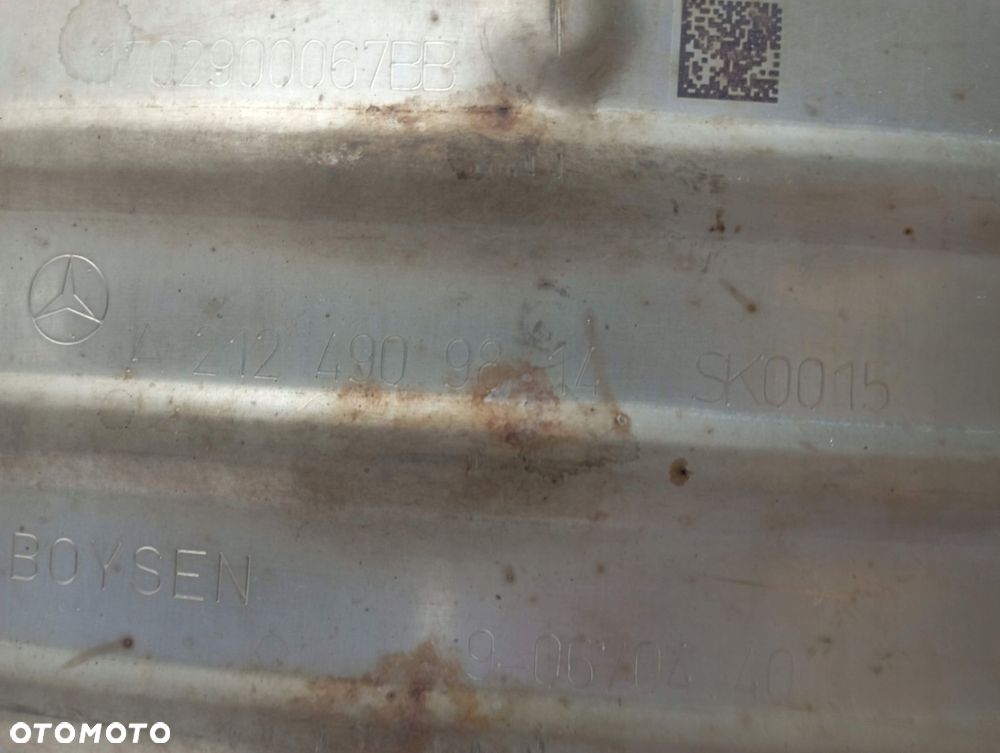 MERCEDES W212 2.2 CDI KATALIZATOR A2124909814 - 2