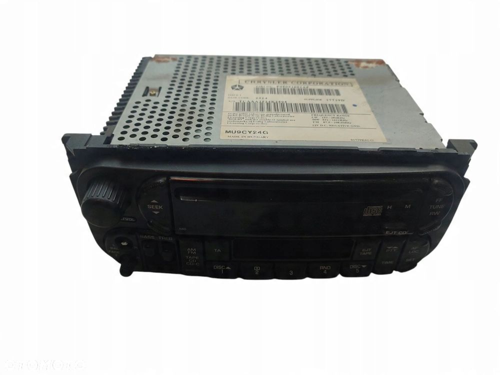 RADIO CHRYSLER PT CRUISER (2000-2007) 1.6 16V 115KM P05091601AF - 4