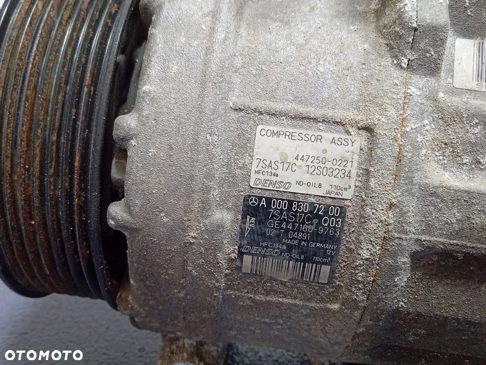 MERCEDES GLS X166 GLE W166 350 CDI SPRĘŻARKA KLIMATYZACJI A0008307200 - 5