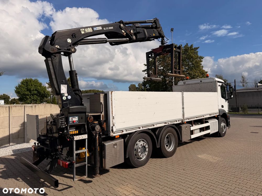 Mercedes-Benz ANTOS 2540/ HDS/ HIAB 211 EP-4 HIDUO/ Składany w Z/ PILOT - 8