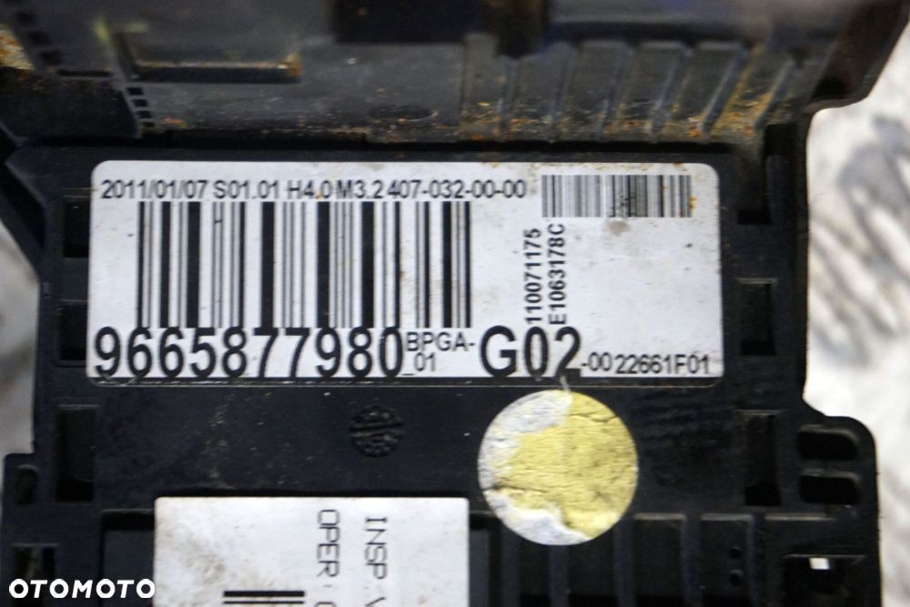 MODUŁ KLEMA AKUMULATORA 508 I SW 2.0 HDI 9665877980 BEZPIECZNIKI PEUGEOT 2010-2018 - 5