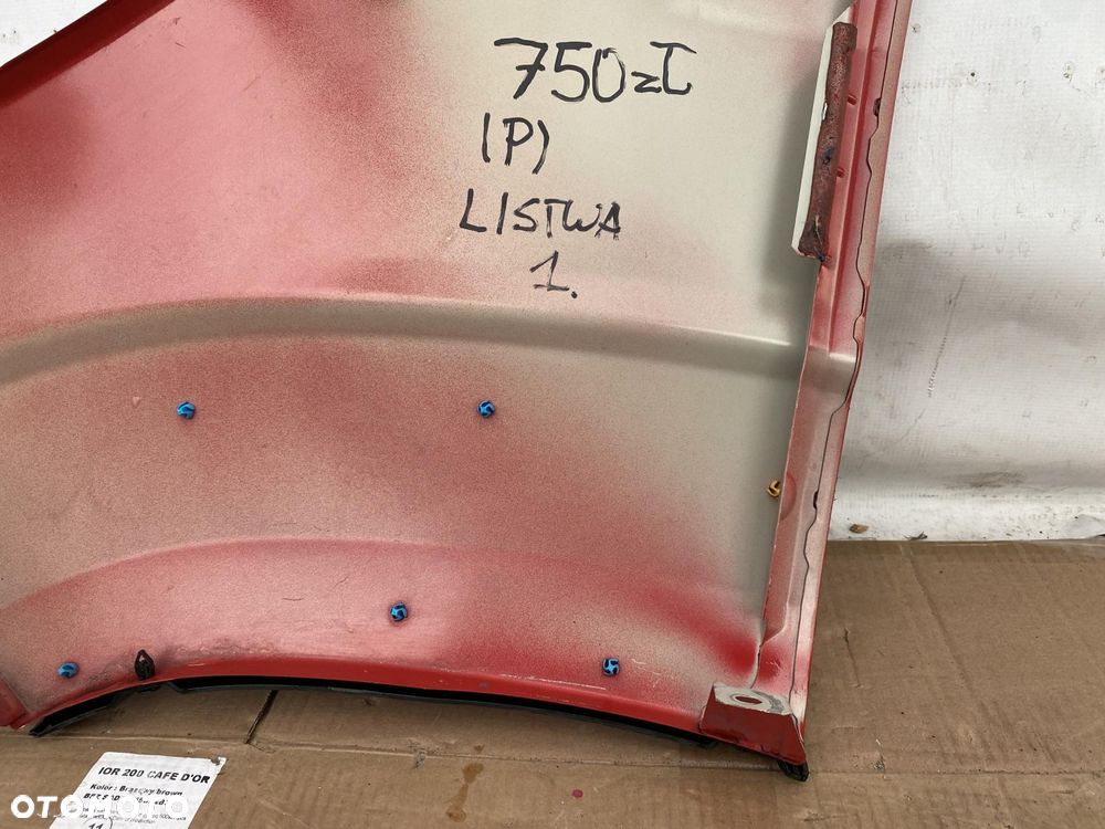 DUCATO BOXER JUMPER LIFT MAXI 14- BŁOTNIK PRZEDNI PRAWY Z LISTWĄ CZERWONY - 8