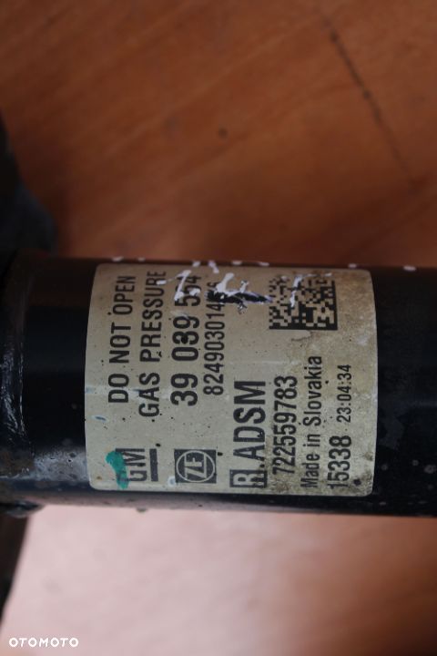 AMORTYZATOR ZWROTNICA NOGA  Prawa OPEL ASTRA K 1.4 TURBO 39039564 40 TYS PRZEBIEGU - 7
