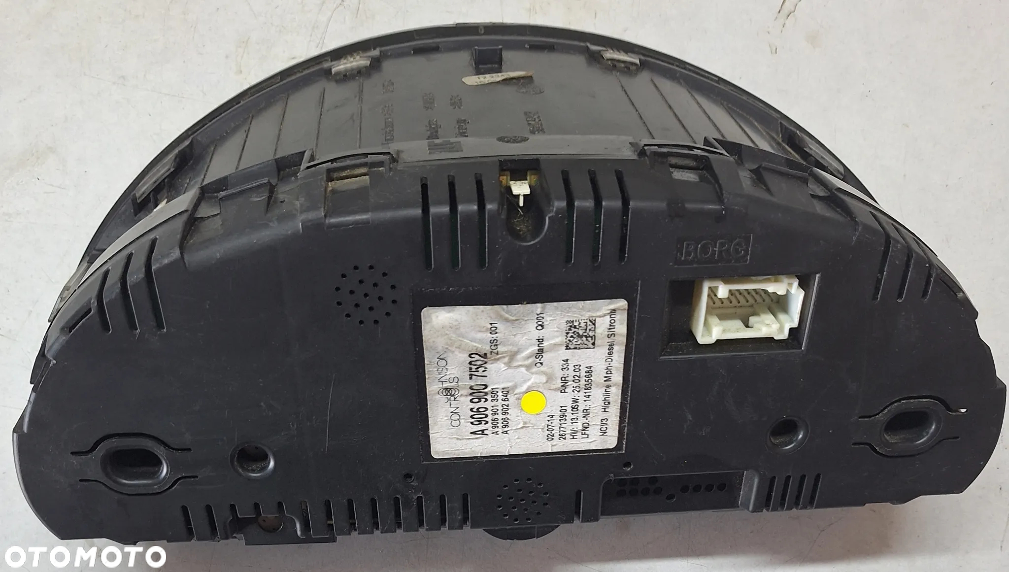 LICZNIK, ZEGARY A9069007502 - MERCEDES SPRINTER 906 - UK - 3