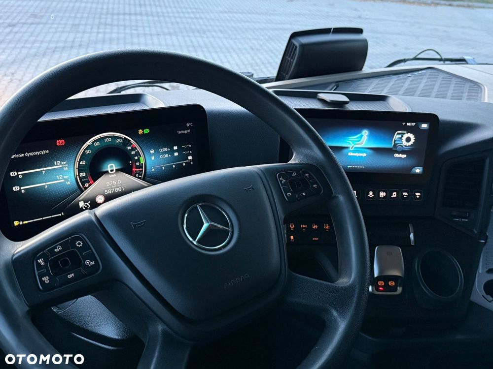 Mercedes-Benz ACTROS 1845 / FIRANKA / 19 EUROPALET / DUŻA KABINA / AUTOMAT / SYPIALKA / WIRTUALNY KOKPIT / 2021 ROK - 25