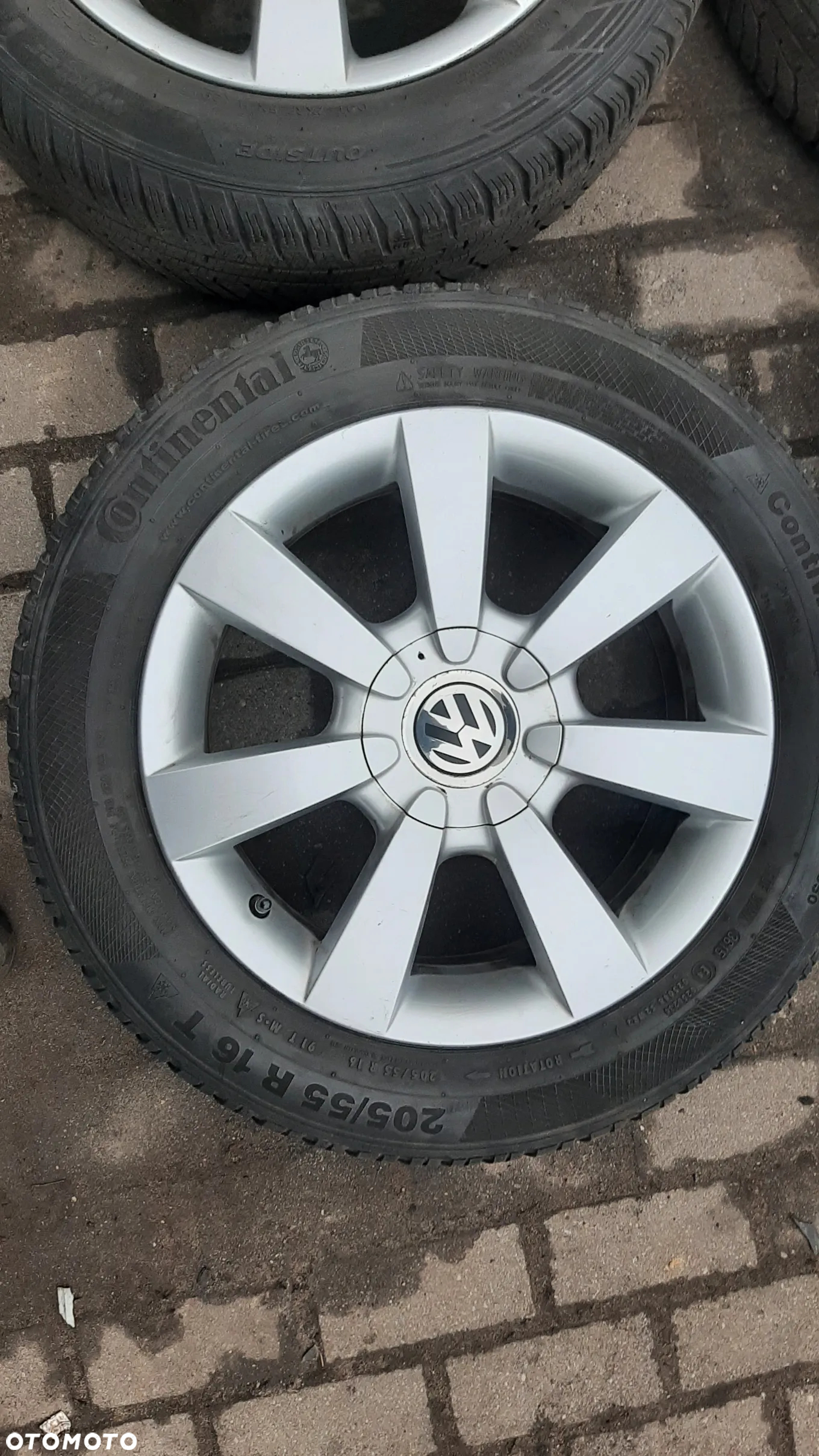 VW NEW BEETLE ALU FELGI 16 CALI OPONY ZIMOWE 1C0601025AB 6,5x16 ET42 5X100 - 4