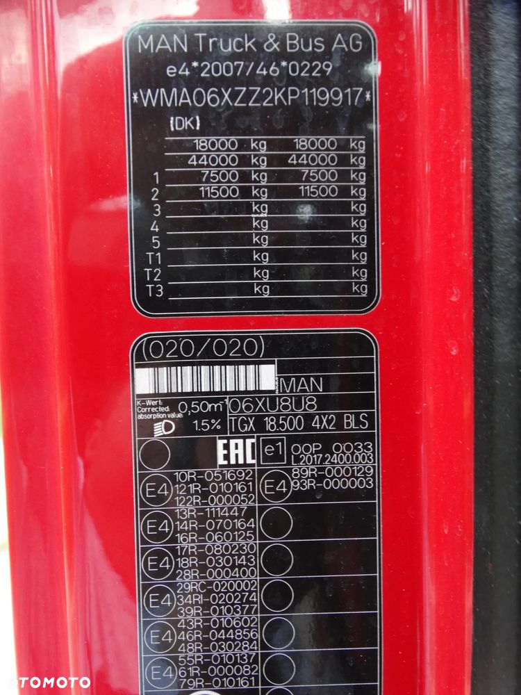 MAN TGX 18.500 RETARDER, Serwisowany, - 17